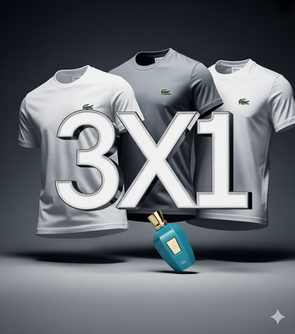 Pack 3x1 Remeras Lacoste + Erba Pura — imagen ilustrativa